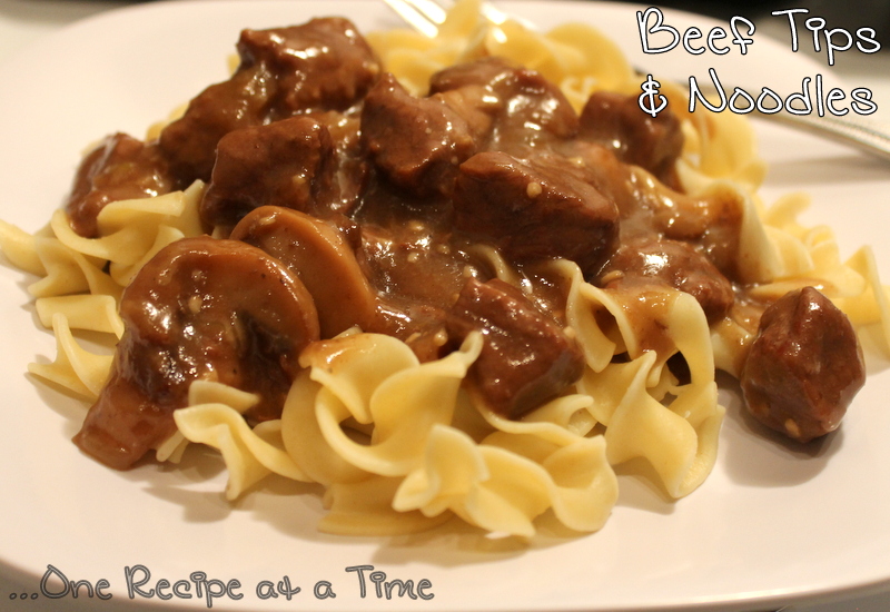 Learning the Ropes...One Recipe at a Time: Beef Tips & Noodles