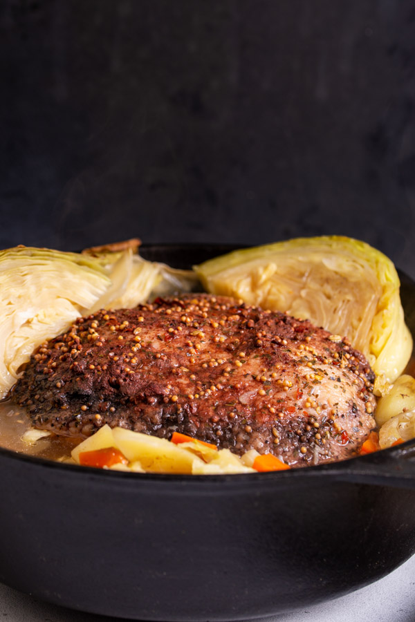 Dutch Oven Corned Beef - Cast Iron Recipes