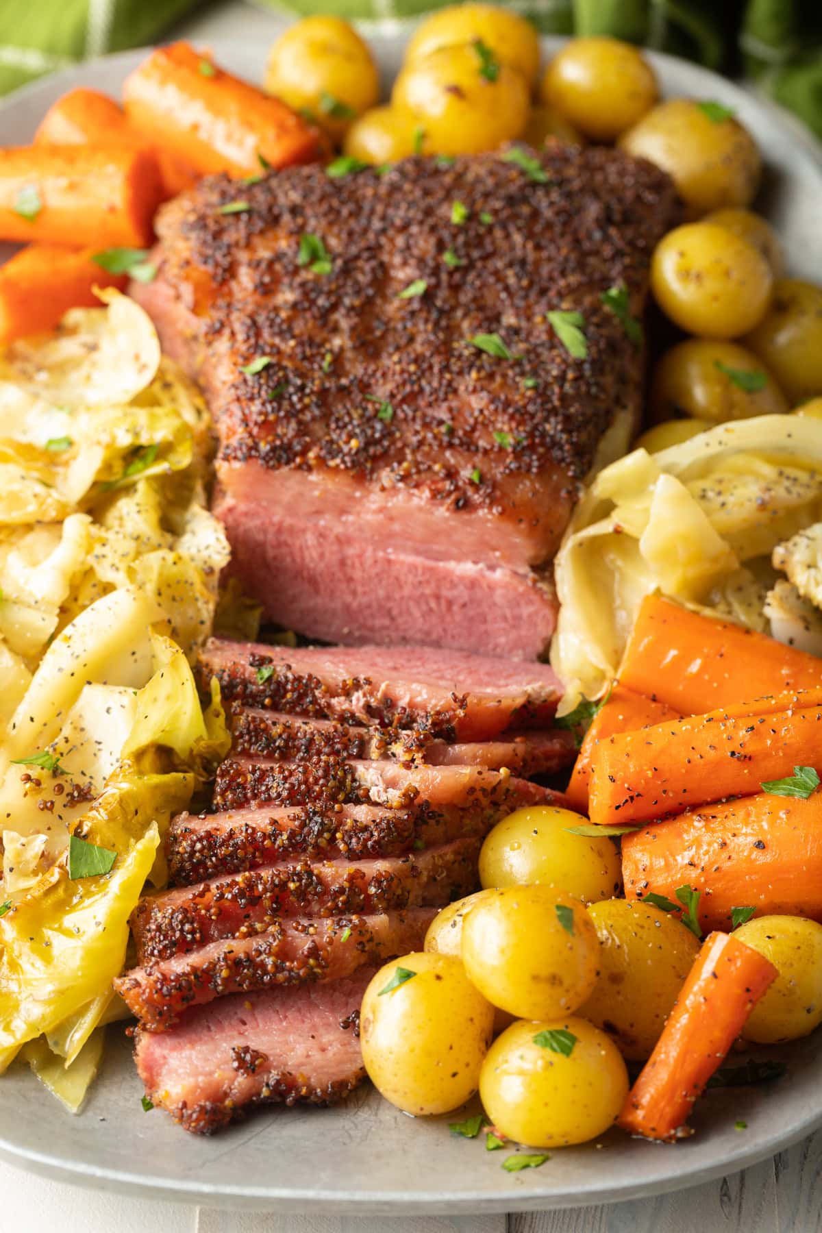 Baked Corned Beef and Cabbage in the Oven - A Spicy Perspective