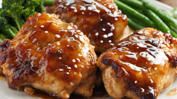 Honey-Garlic Chicken Thighs