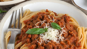 Classic Homemade Beef Bolognese