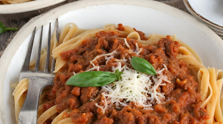 Classic Homemade Beef Bolognese