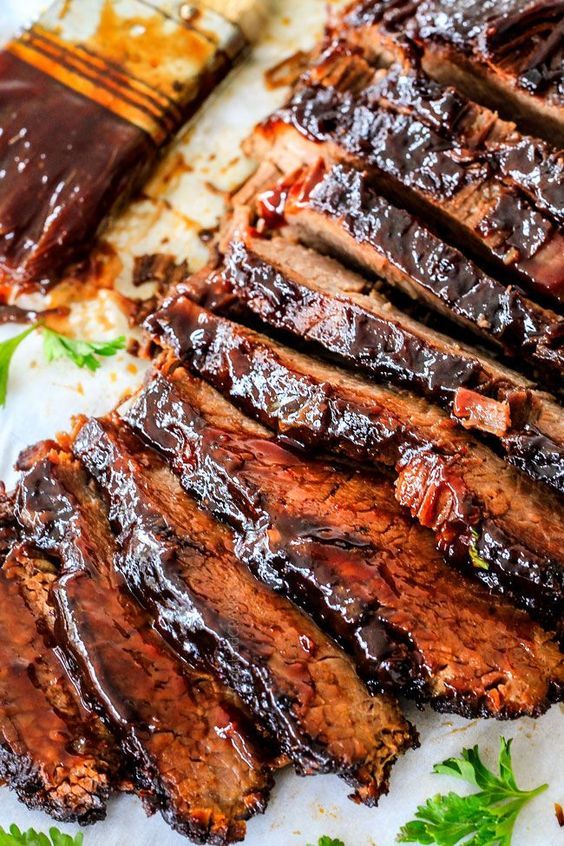 Slow Cooker Beef Brisket with Barbecue Sauce | Beef brisket recipes