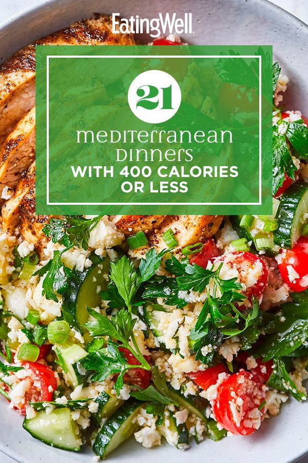 21 Mediterranean Dinners with 400 Calories or Less | Healthy eating