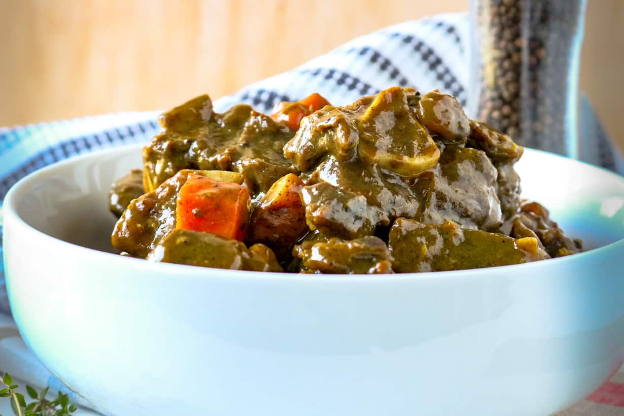 Jamaican Inspired Curry Goat Recipe - Savory Thoughts