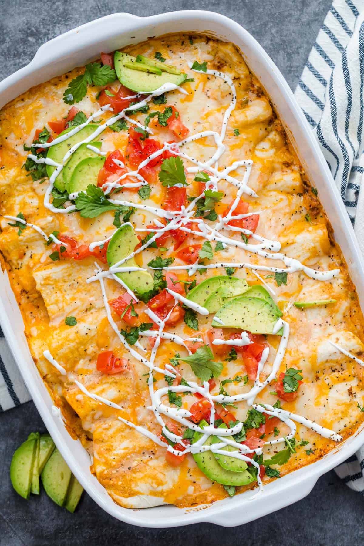 Chicken Enchiladas Recipe - NatashasKitchen.com