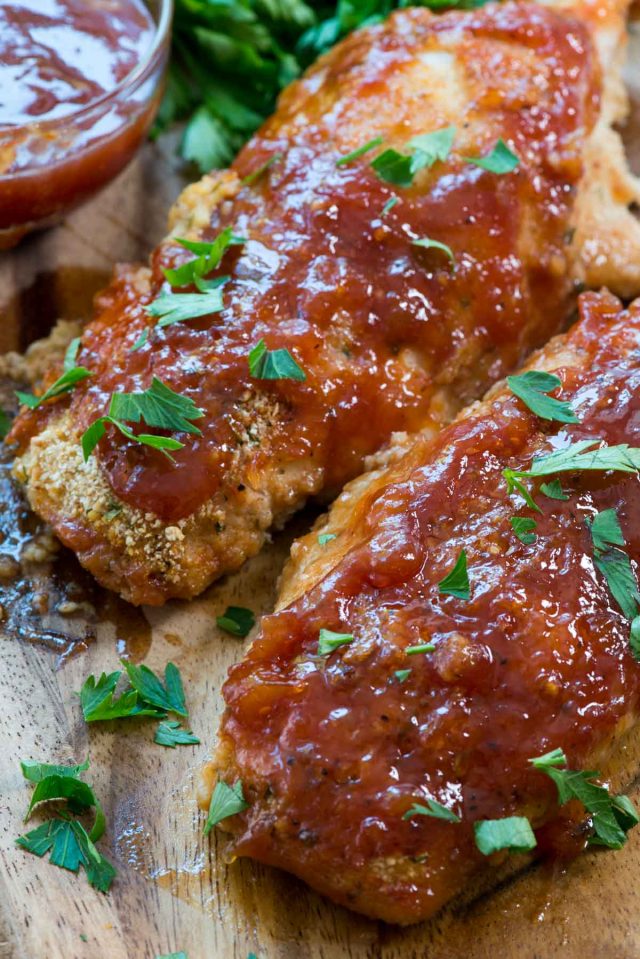 Easy Oven Baked BBQ Chicken - Crazy for Crust