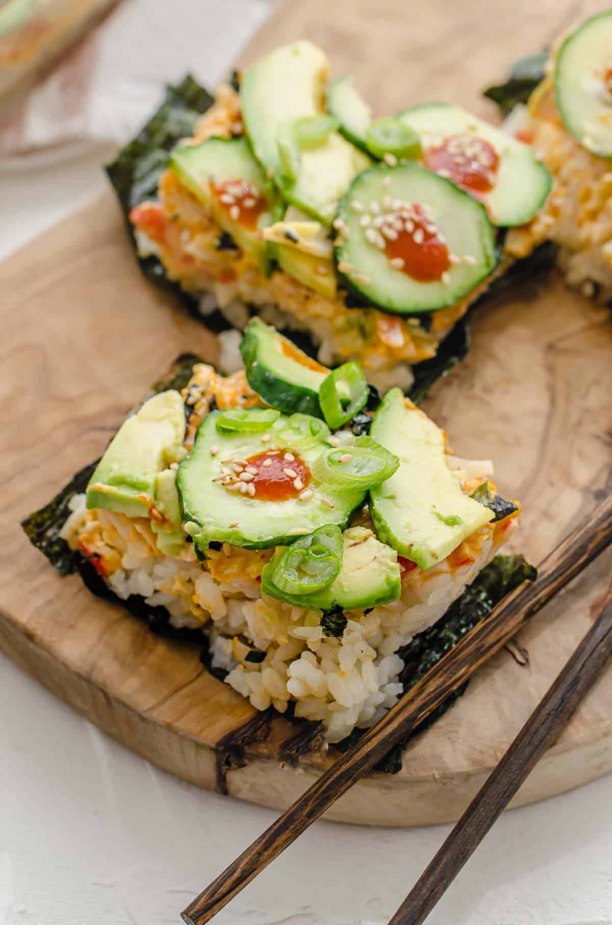 Sushi Bake (Easy Family Friendly Casserole) - Abbey's Kitchen