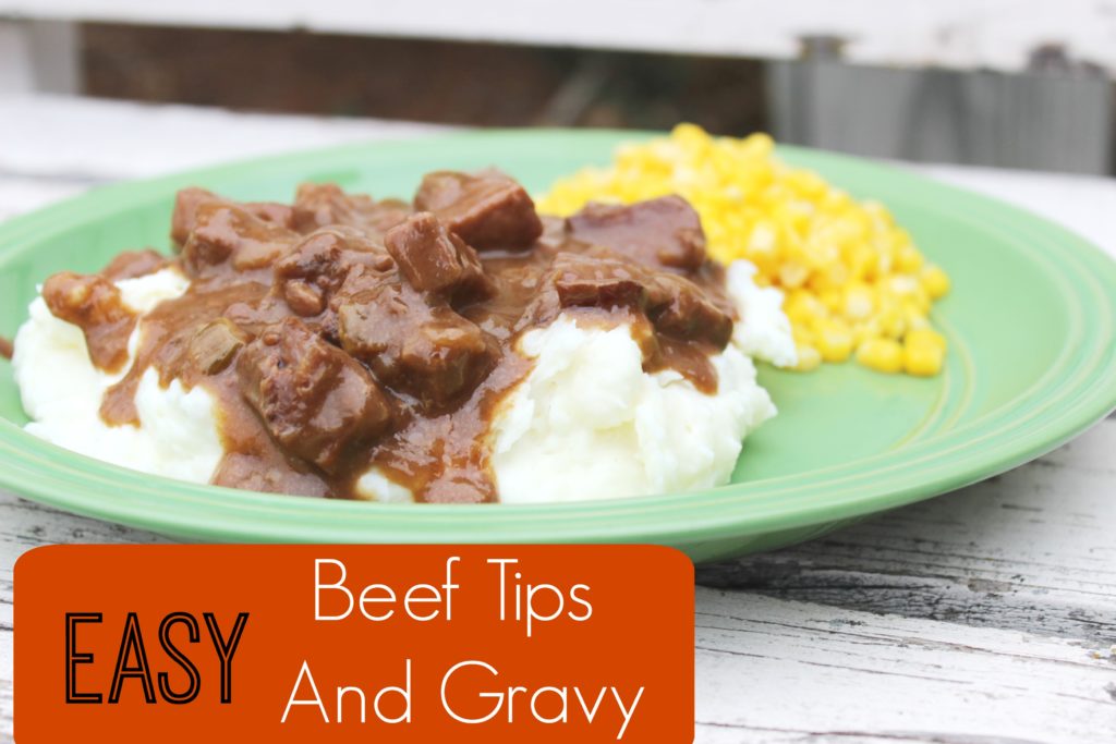 Easy Beef Tips and Gravy Recipe - Our No-Peek Oven Baked Method - Chic