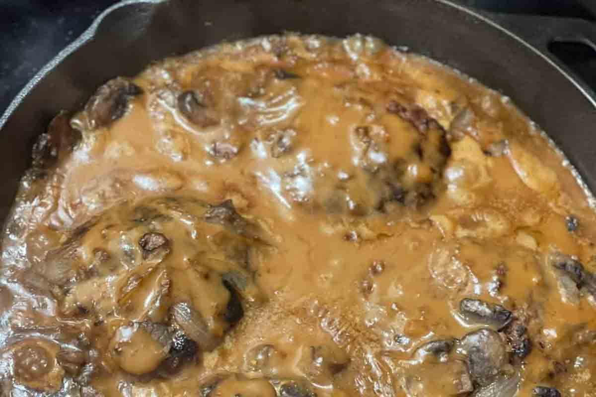 Hamburger Steak Recipe | Recipesdeal | Recipes