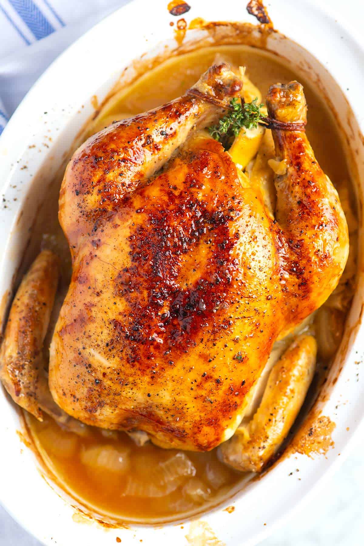 Simple Whole Roasted Chicken with Lemon (2023)