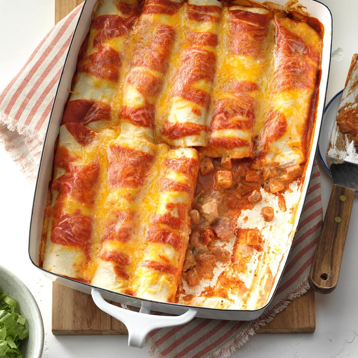 Simple Chicken Enchiladas Recipe: How to Make It | Taste of Home