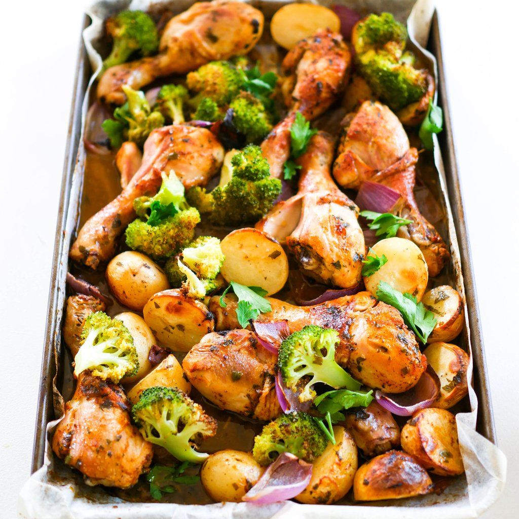 Chicken Drumstick Tray Bake | Chicken drumstick recipes, Drumstick