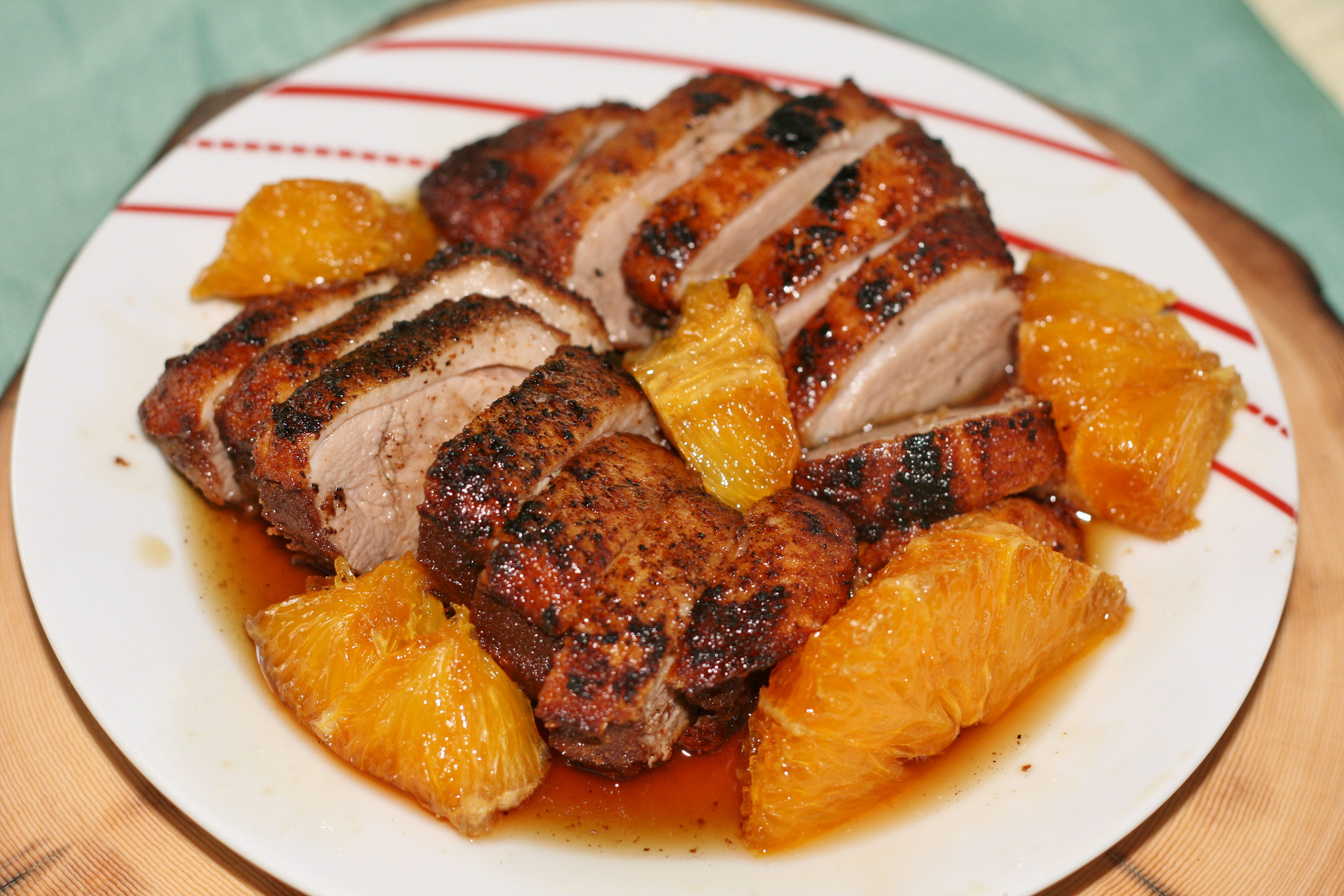 Twice Cooked Duck Breast with Citrus Sauce | DemeterG.com