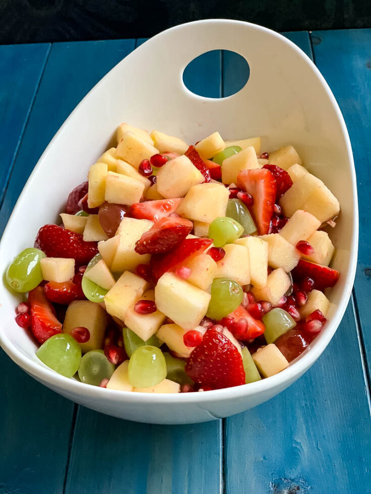 Easy Fruit Salad Recipe - Simple holiday dessert recipe