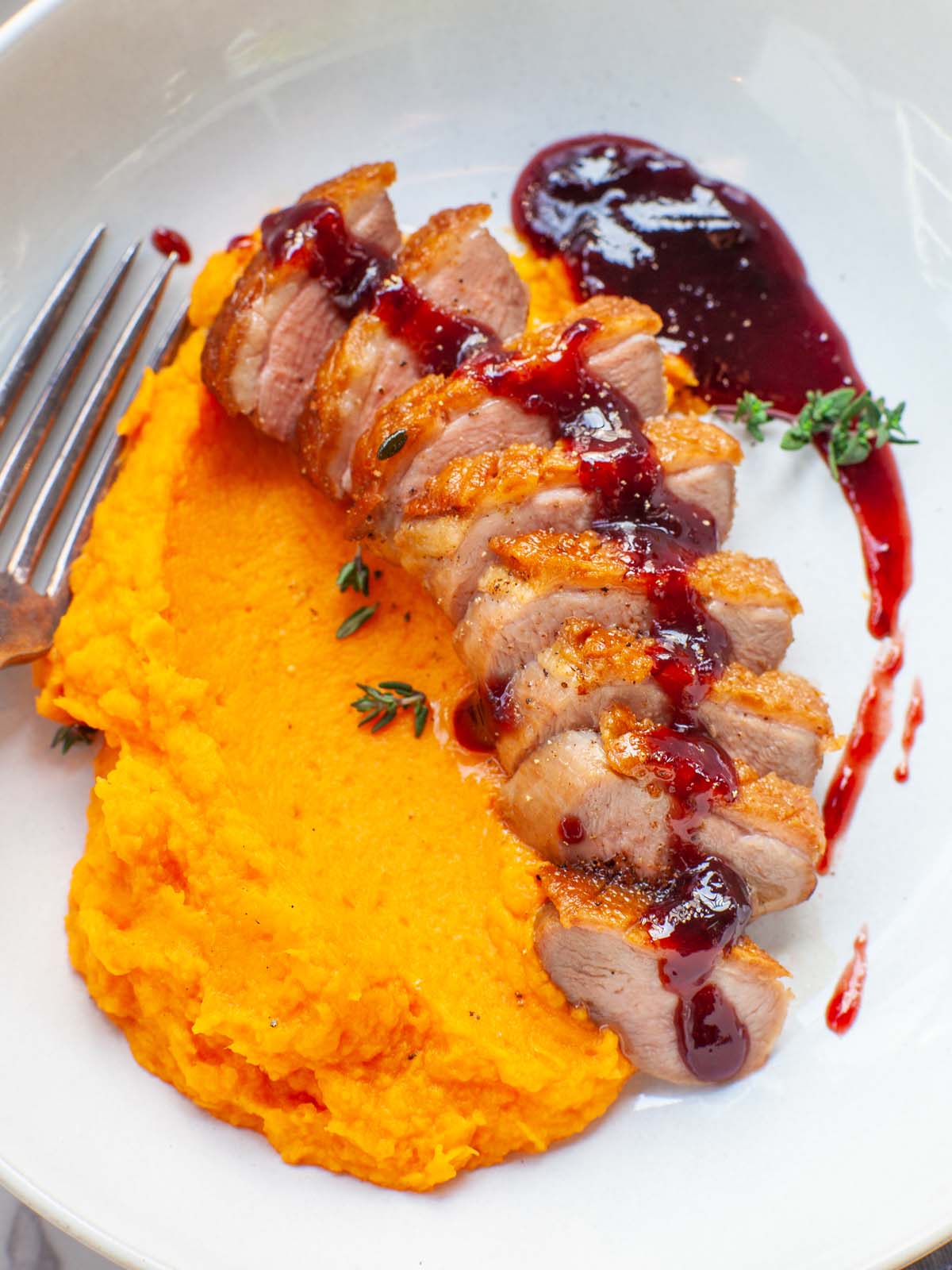 Pan-Seared Duck Breast with Plum Sauce (video) - Tatyanas Everyday Food