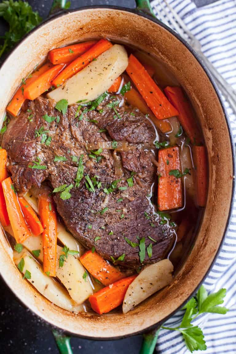 Dutch oven pot roast | Recipe | Roast beef recipes, Dutch oven recipes