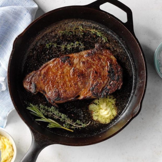 How to Cook a Perfect Cast Iron Skillet Steak — Featured