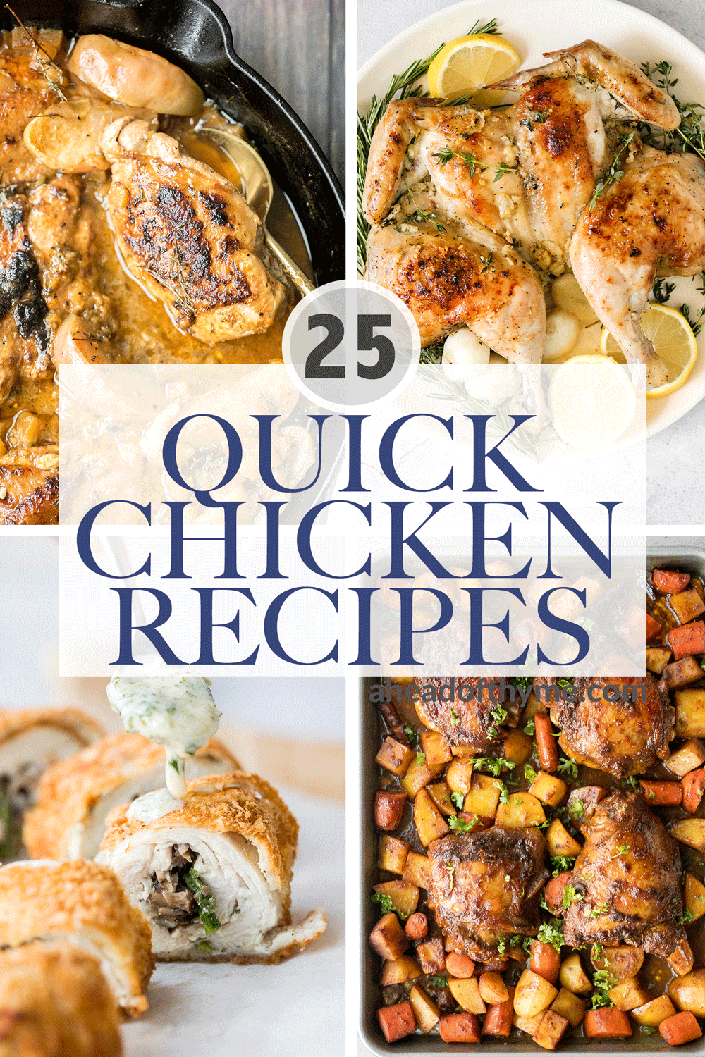 25 Quick Chicken Recipes | Ahead of Thyme