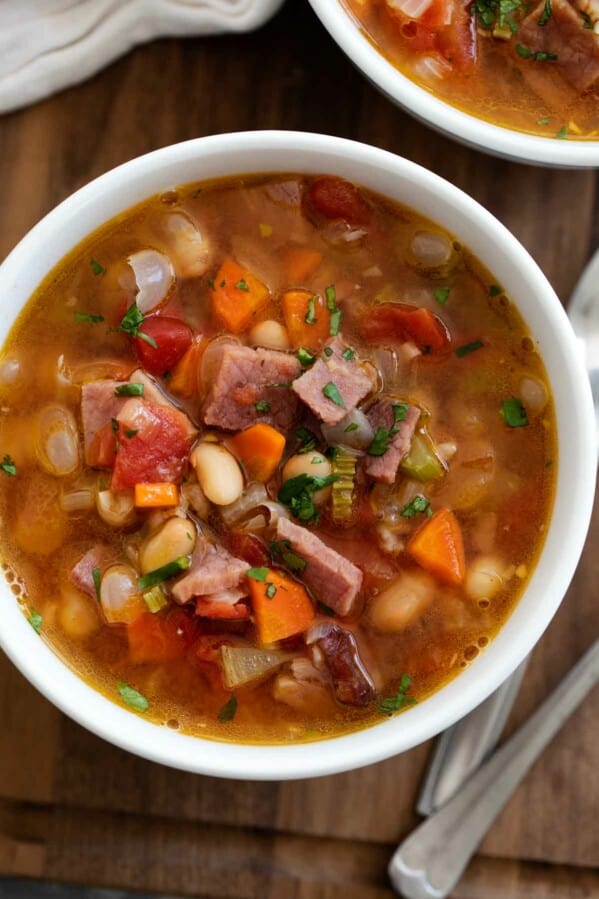 What is Tomato Soup Easy White Bean Soup With Ham - Gray Seentrusted