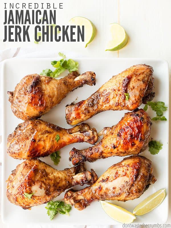 Jamaican Jerk Chicken Recipe - Don't Waste the Crumbs