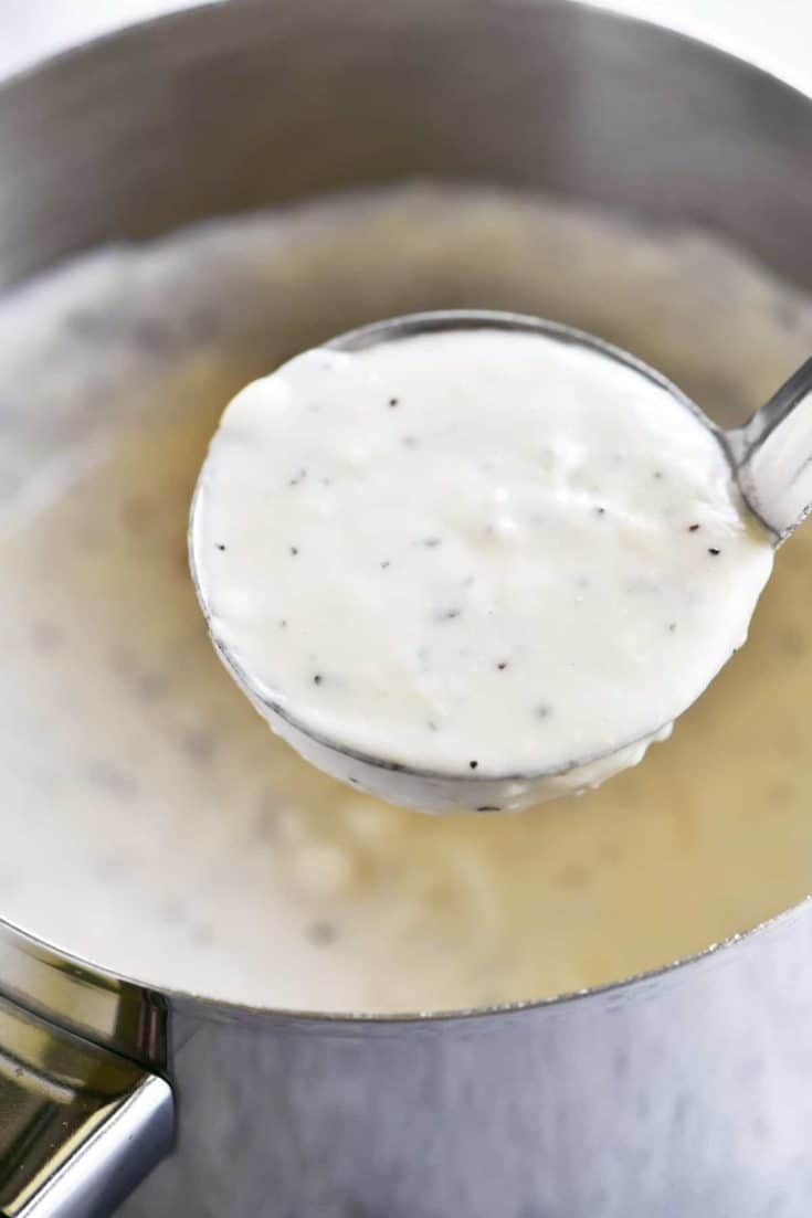 White Gravy Recipe - The Gunny Sack