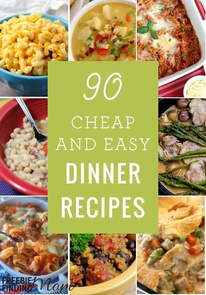 90 Cheap Quick Easy Dinner Recipes | Dinner recipes easy quick, Cheap