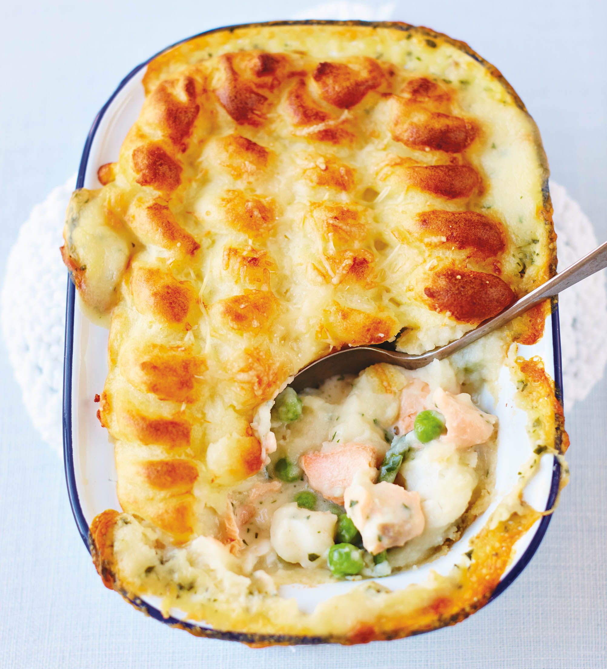 Fish pie is always a winner, but the chefs of Fortnum & Mason have a