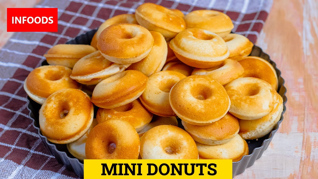 Mini Donuts Recipe using a Donut Maker | How to Make Mini Donuts